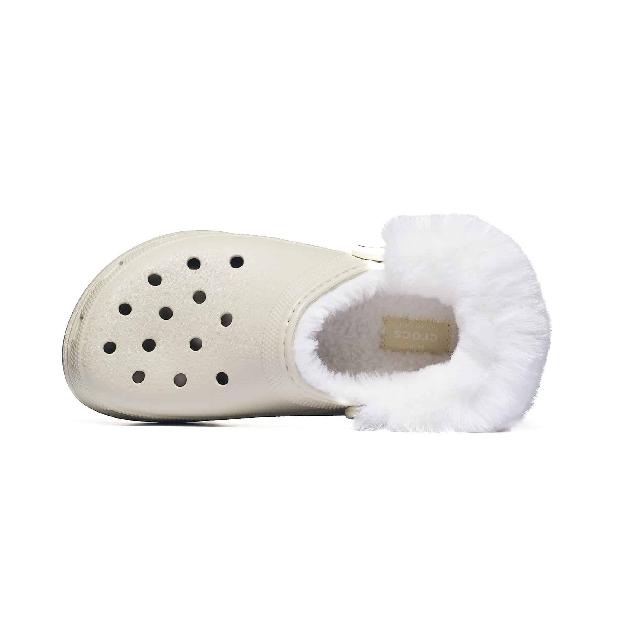 Crocs CLASSIC PLATFORM FUZZ LINED CLOG 212854-2Y2 - obrazek 4