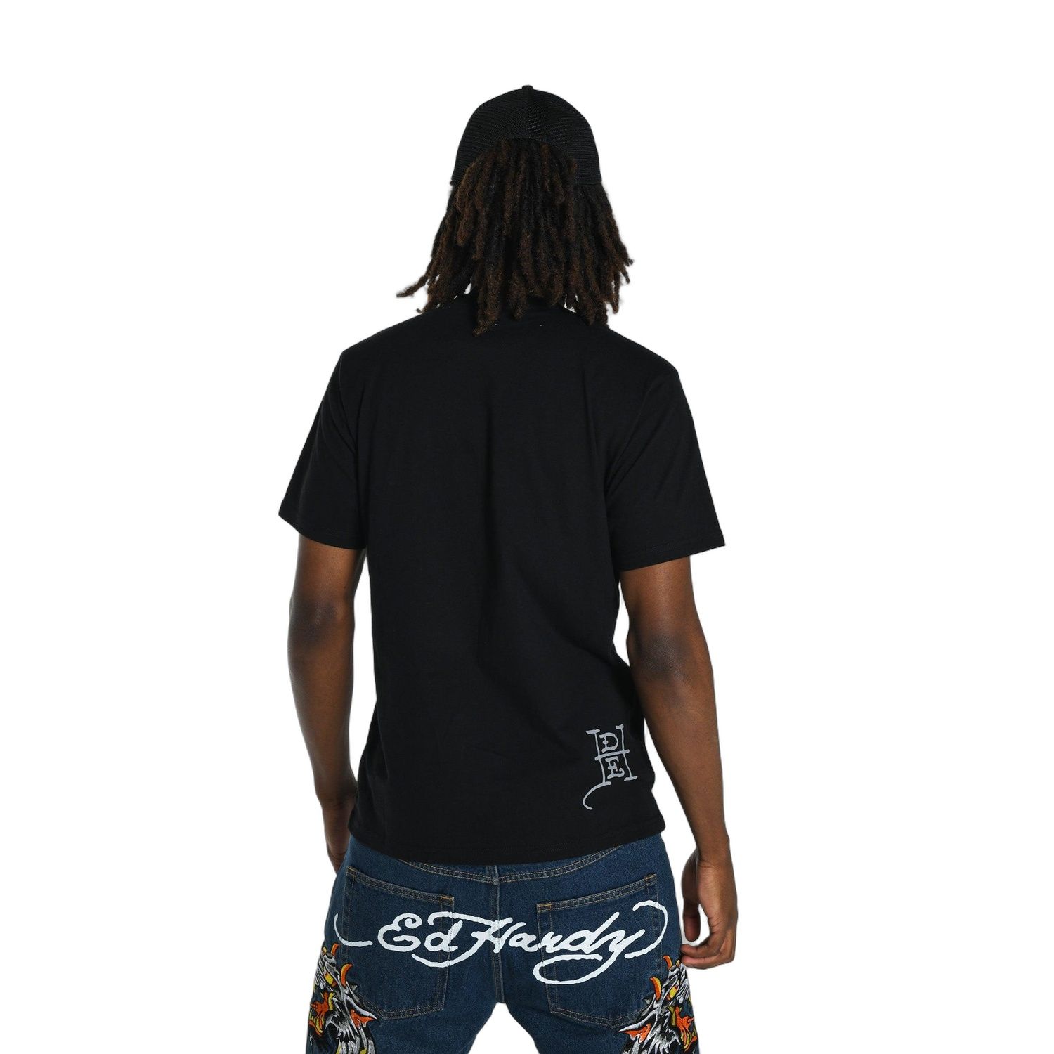 Ed Hardy MENS DOUBLE-PANTHER TSHIRT ED3004 - obrazek 2
