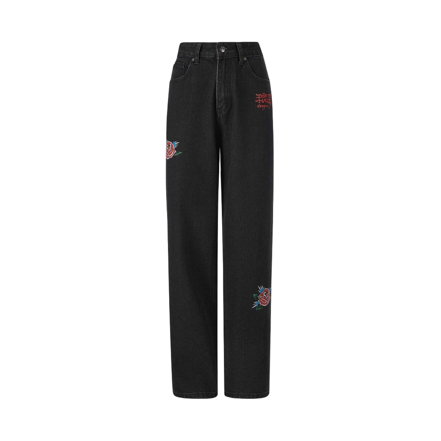 Ed Hardy BLOOMING DEATH RELAXED JEAN ED3509 - obrazek 5
