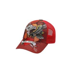 Ed Hardy BRAVE HEARTS 6 PANEL METALLIC ED4893 NS