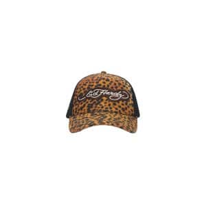 Ed Hardy LEOPARD PRINT 5 PANEL TRUCKER ED6363 NS