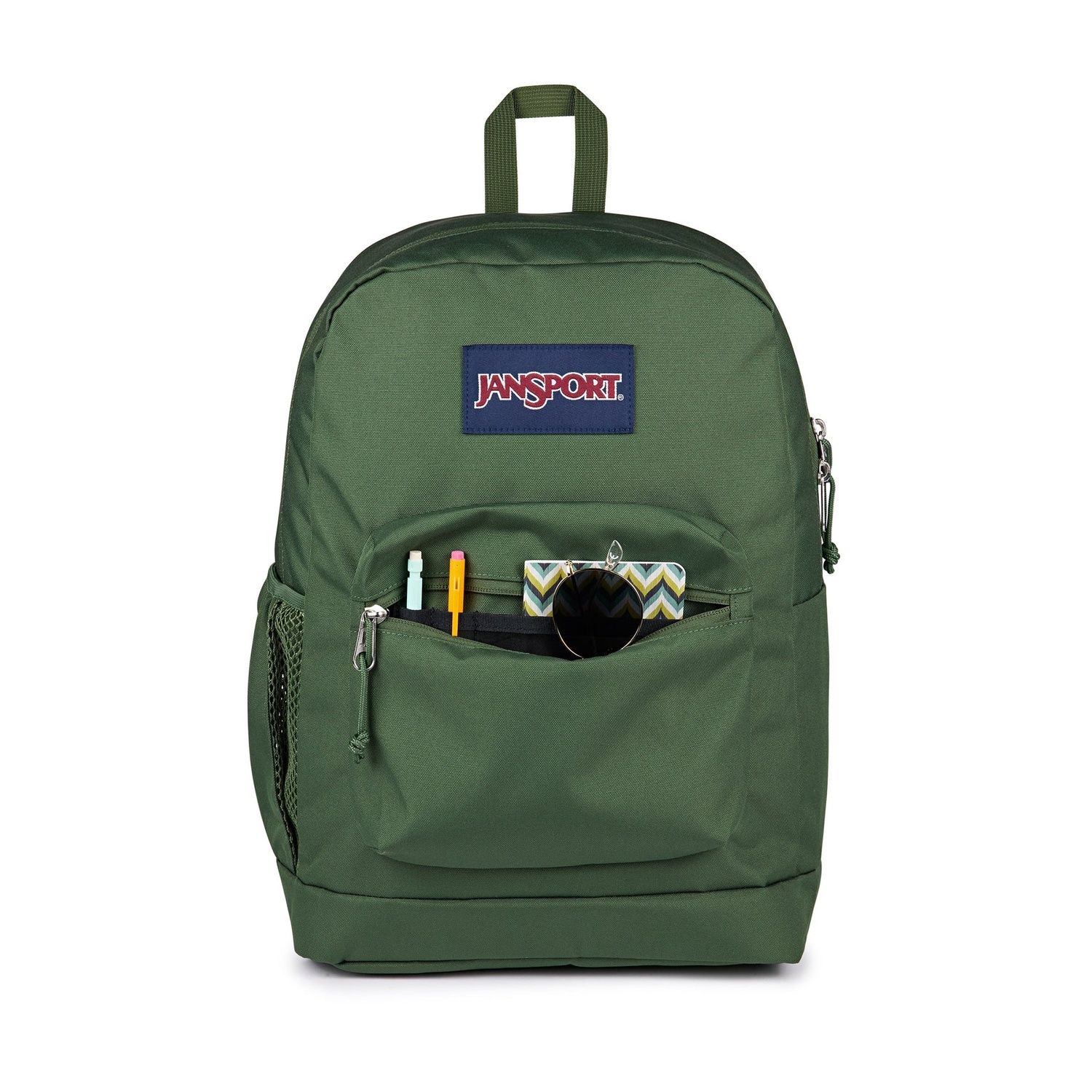 JanSport Cross Town Plus CARGO GREEN EK0A - obrazek 7