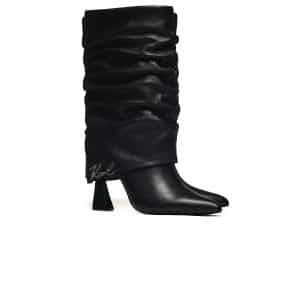 Karl Lagerfeld DEBUTANTE Midi Slouch Boot KL32085-100