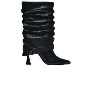 Karl Lagerfeld DEBUTANTE Midi Slouch Boot KL32085-100