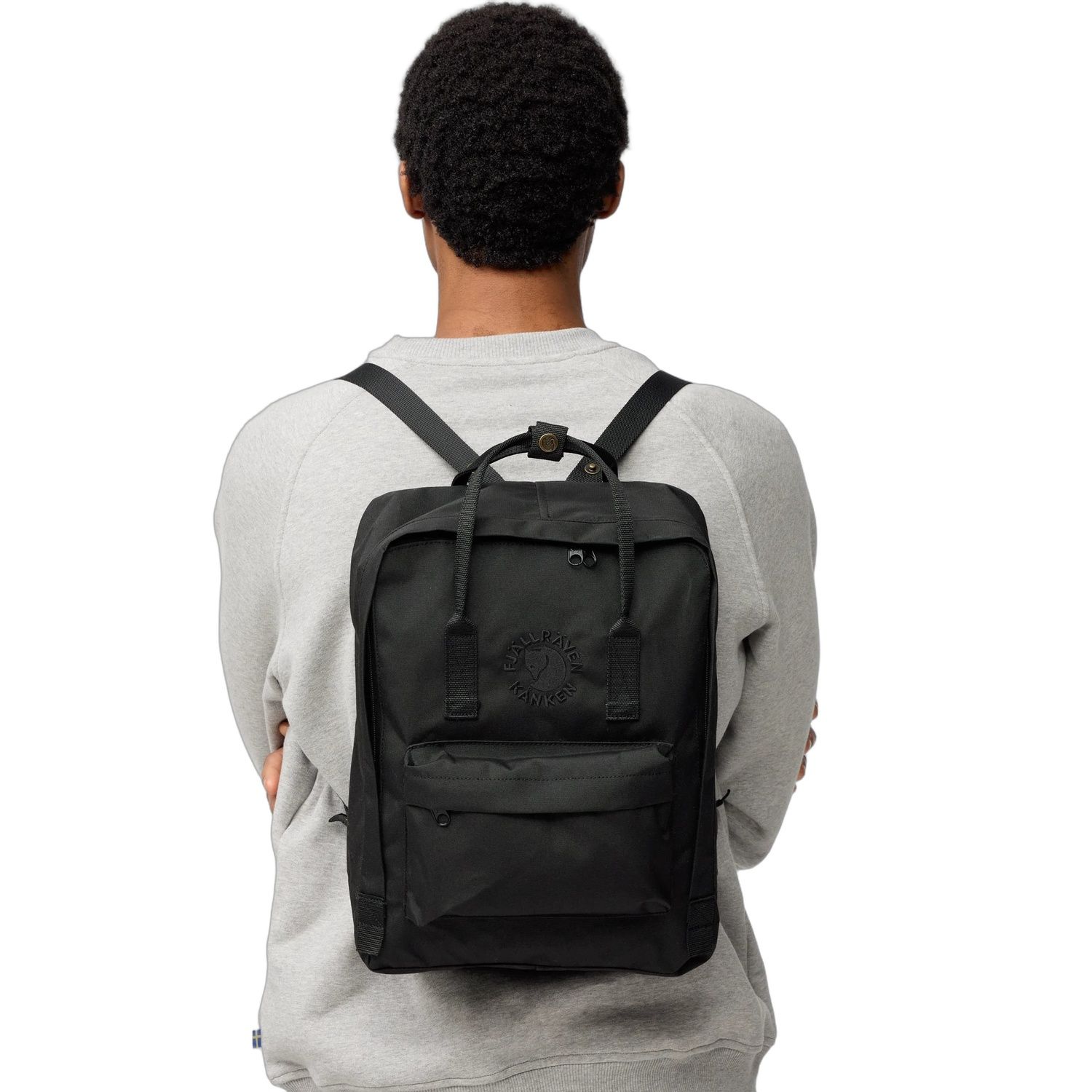 Fjallraven Re-Kanken Black - obrazek 2