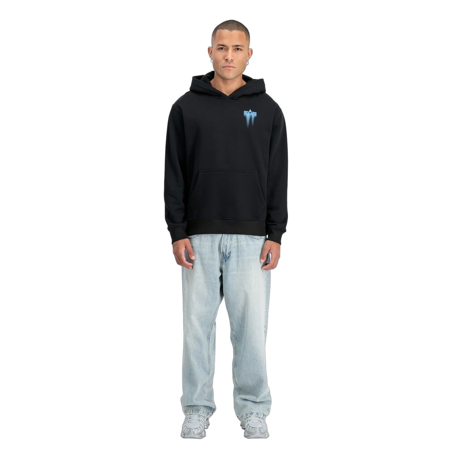 Alpha Industrie Spray Print Hoodie Hoodies 266336- - obrazek 3