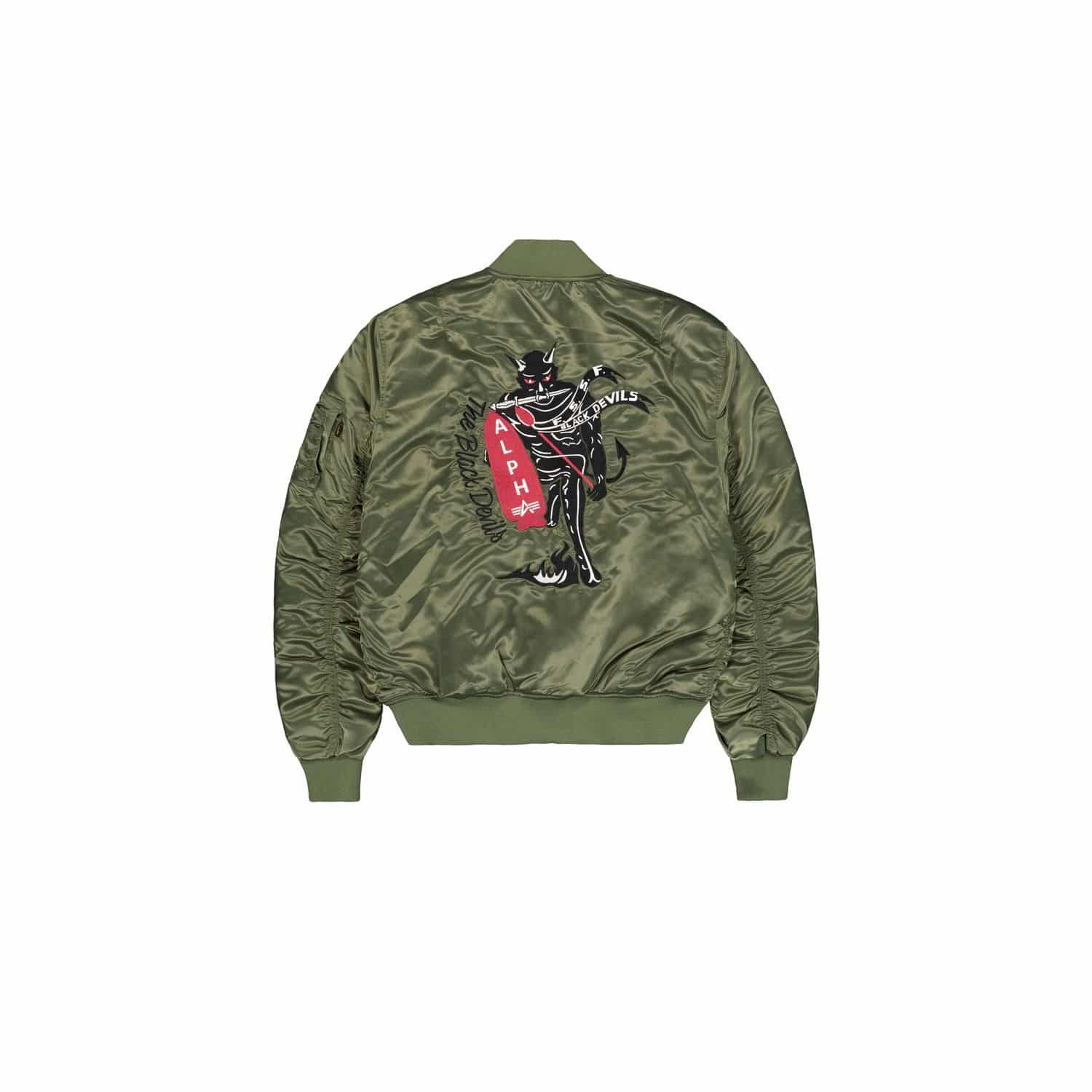 Alpha Industries MA-1 Black Devils 268158-01 - obrazek 2