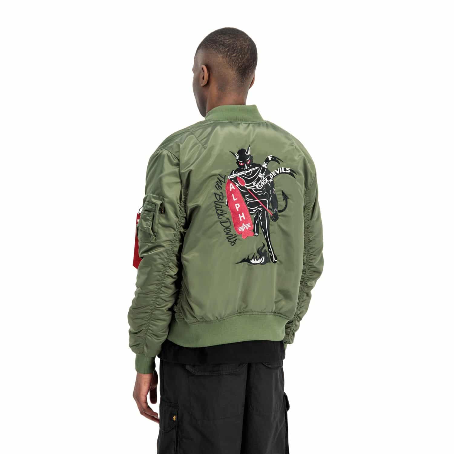 Alpha Industries MA-1 Black Devils 268158-01 - obrazek 5