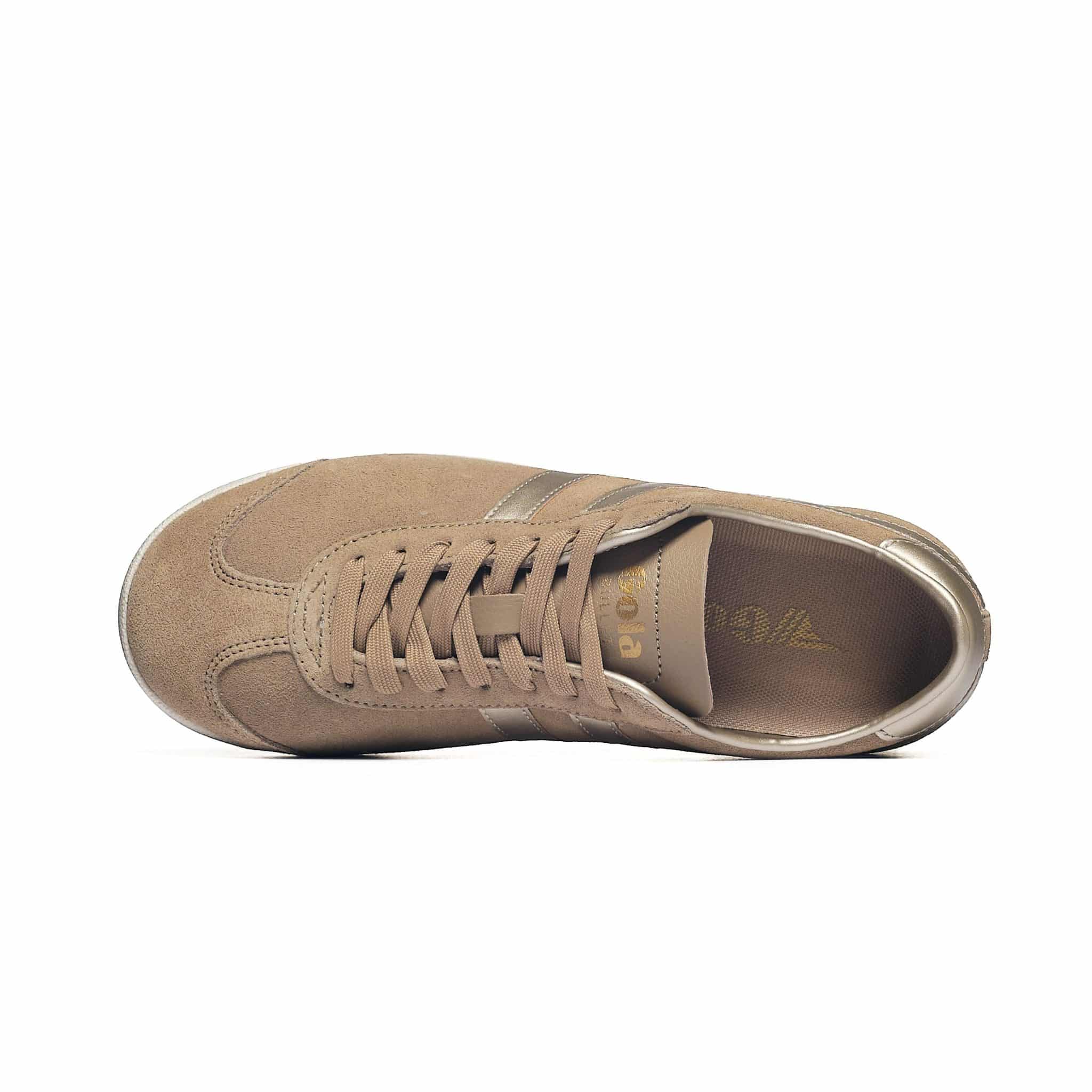 Gola Women's Bullet Pearl Trainer Light Caram - obrazek 4