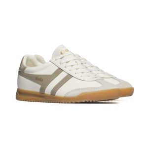 Gola Women's Torpedo Leather Trainer Off Whit