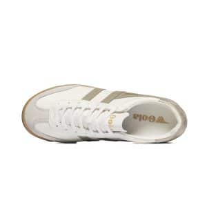 Gola Women's Torpedo Leather Trainer Off Whit