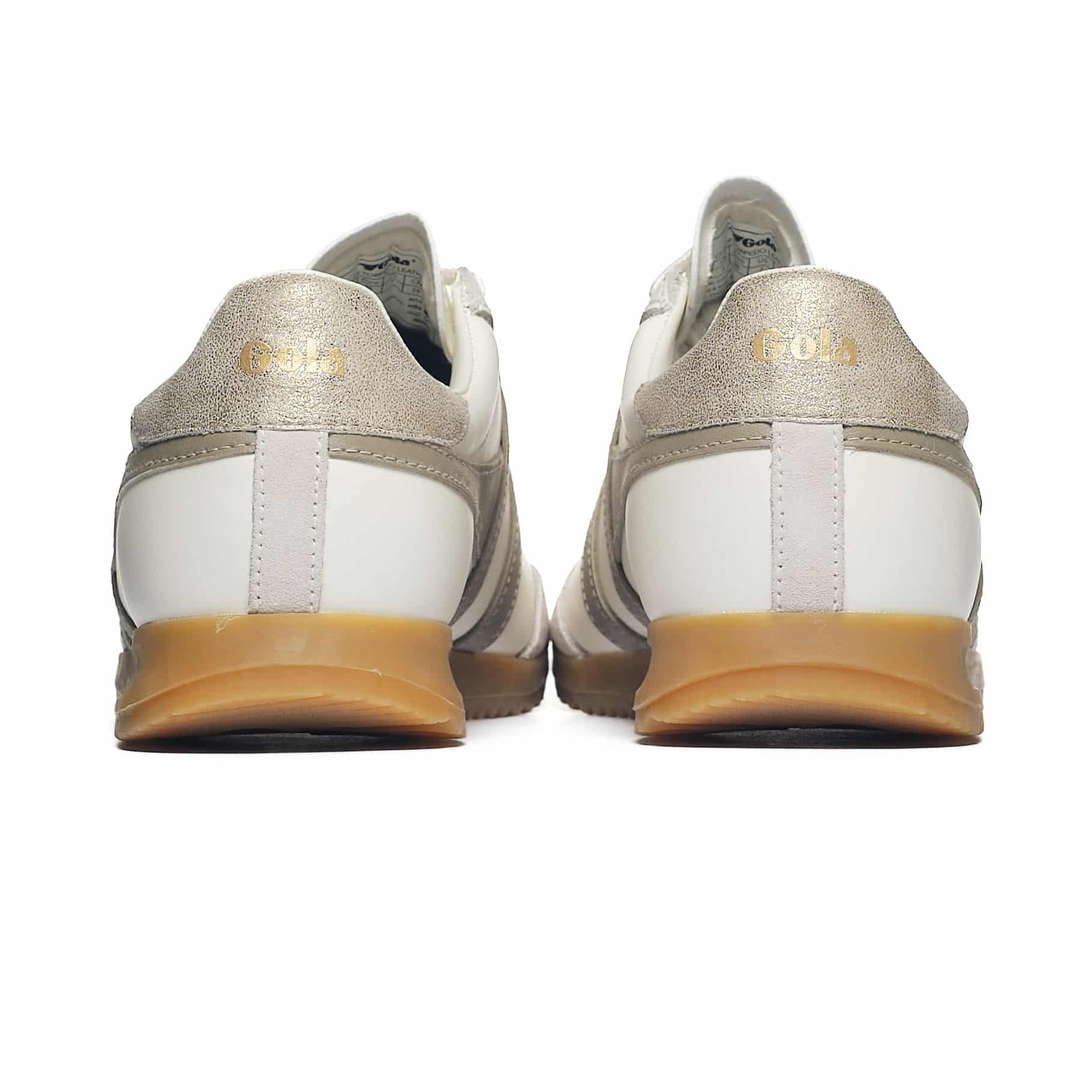 Gola Women's Torpedo Leather Trainer Off Whit - obrazek 6