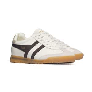 Gola Women's Torpedo Leather Trainer Off Whit