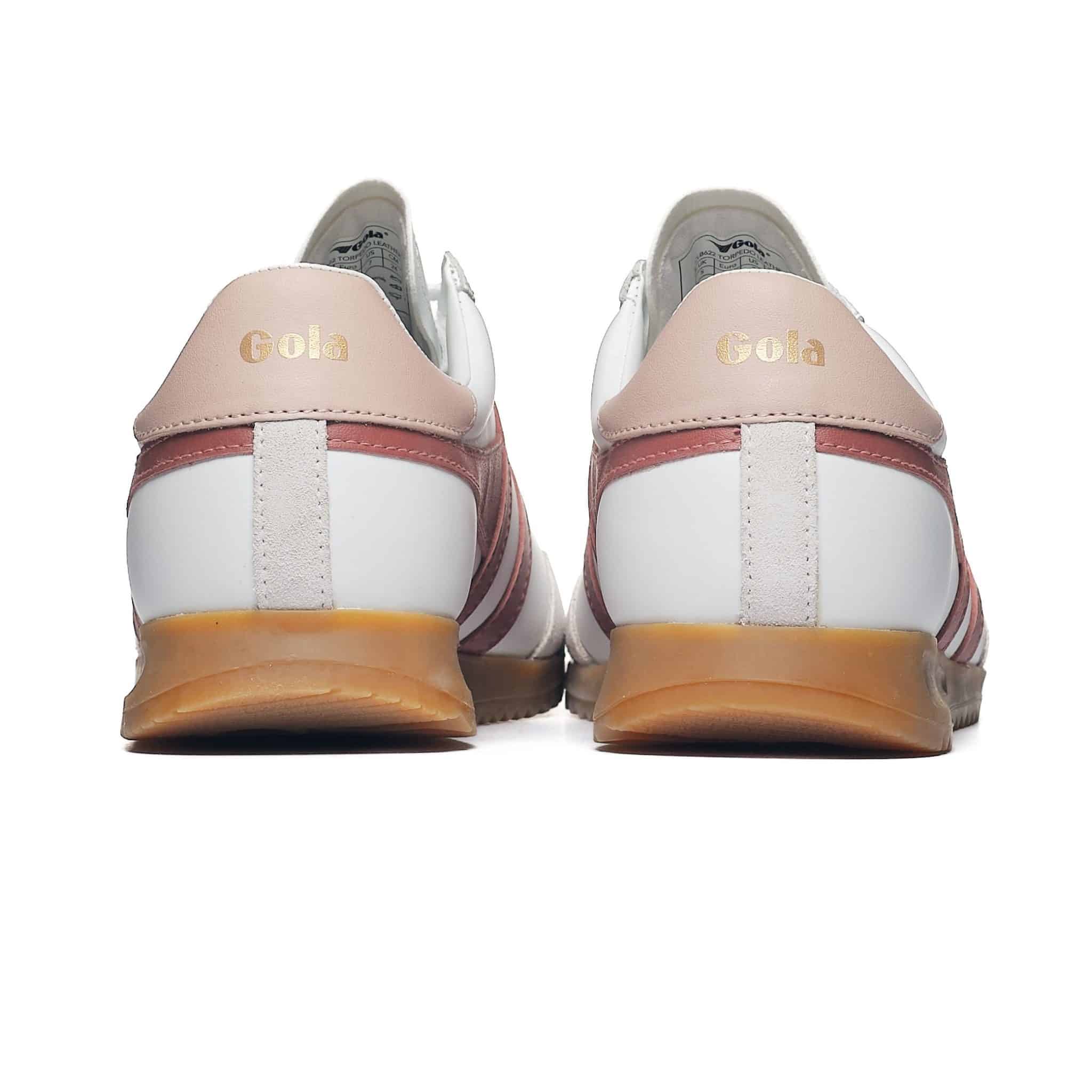 Gola Women's Torpedo Leather Trainer CLB622WU - obrazek 6