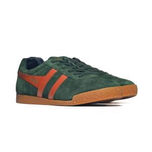 Gola Men's Harrier Trainer Evergreen/Moody Or