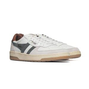 Gola Men's Hawk Trainer White/Conifer/Umber 4