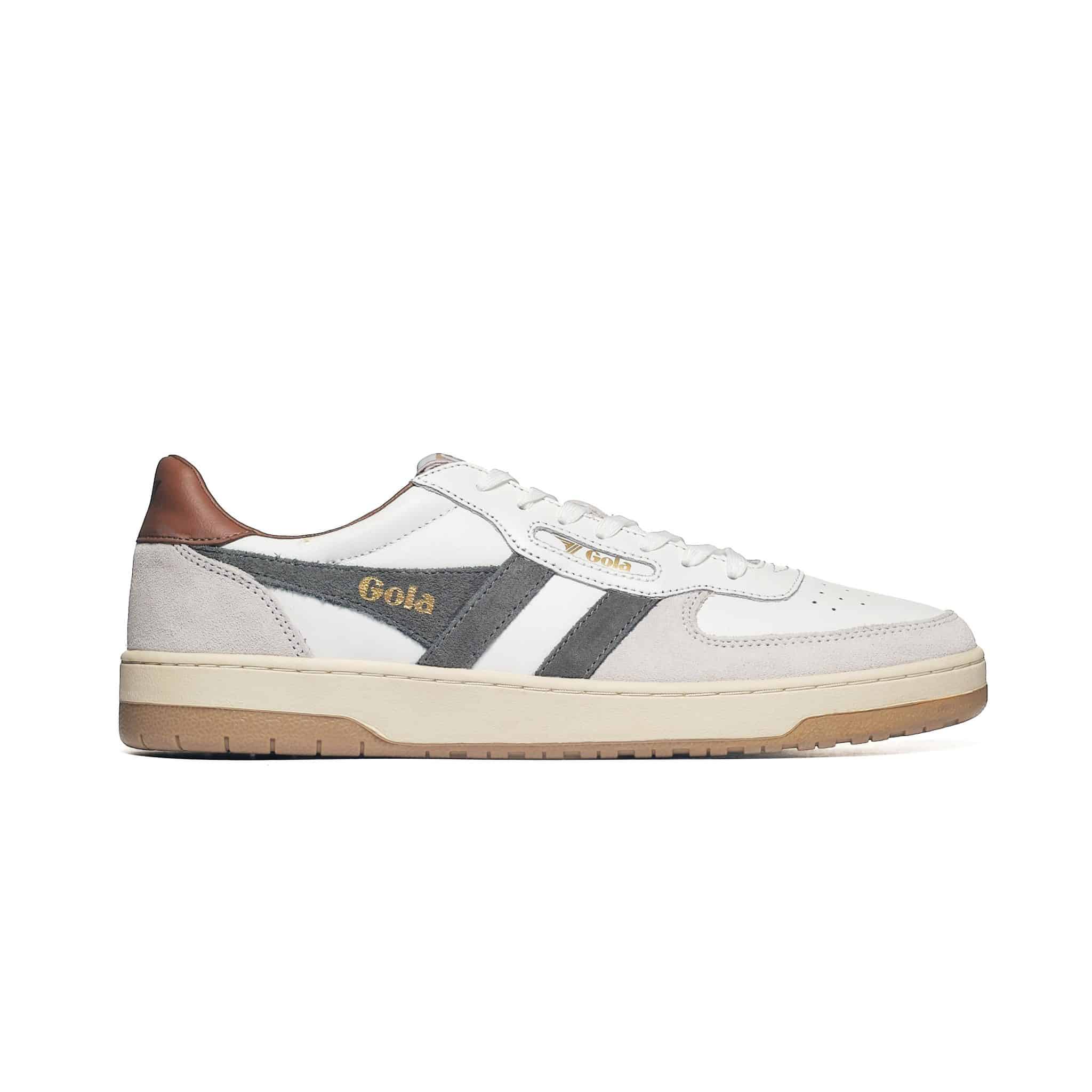 Gola Men's Hawk Trainer White/Conifer/Umber 4