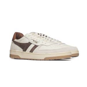Gola Men's Hawk Trainer Off White/Otter/Umber