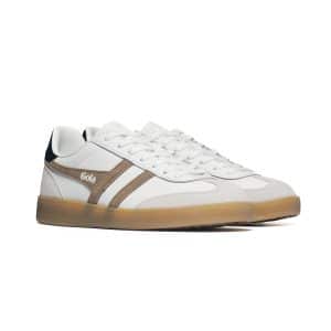 Gola Men's Viper Leather Trainer White/Tobacc