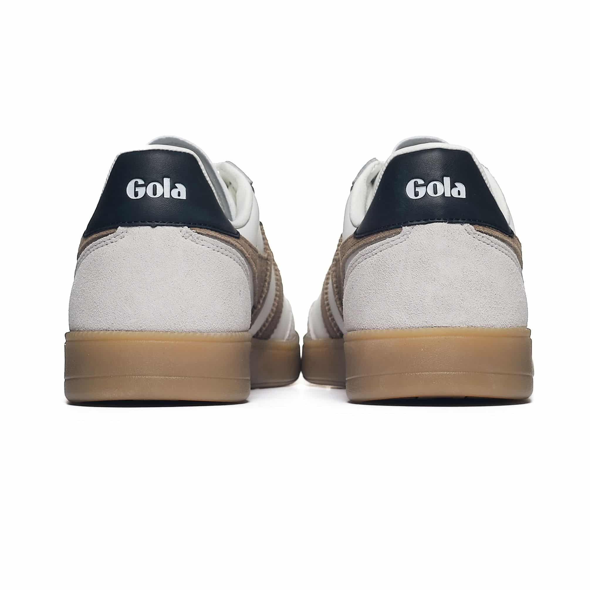 Gola Men's Viper Leather Trainer White/Tobacc - obrazek 6