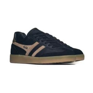 Gola Men's Viper Leather Trainer Black/Tobacc