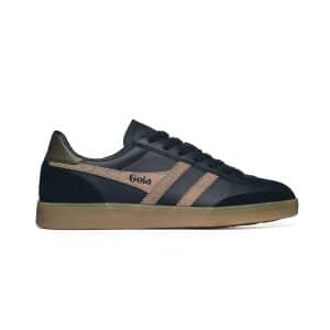 Gola Men's Viper Leather Trainer Black/Tobacc