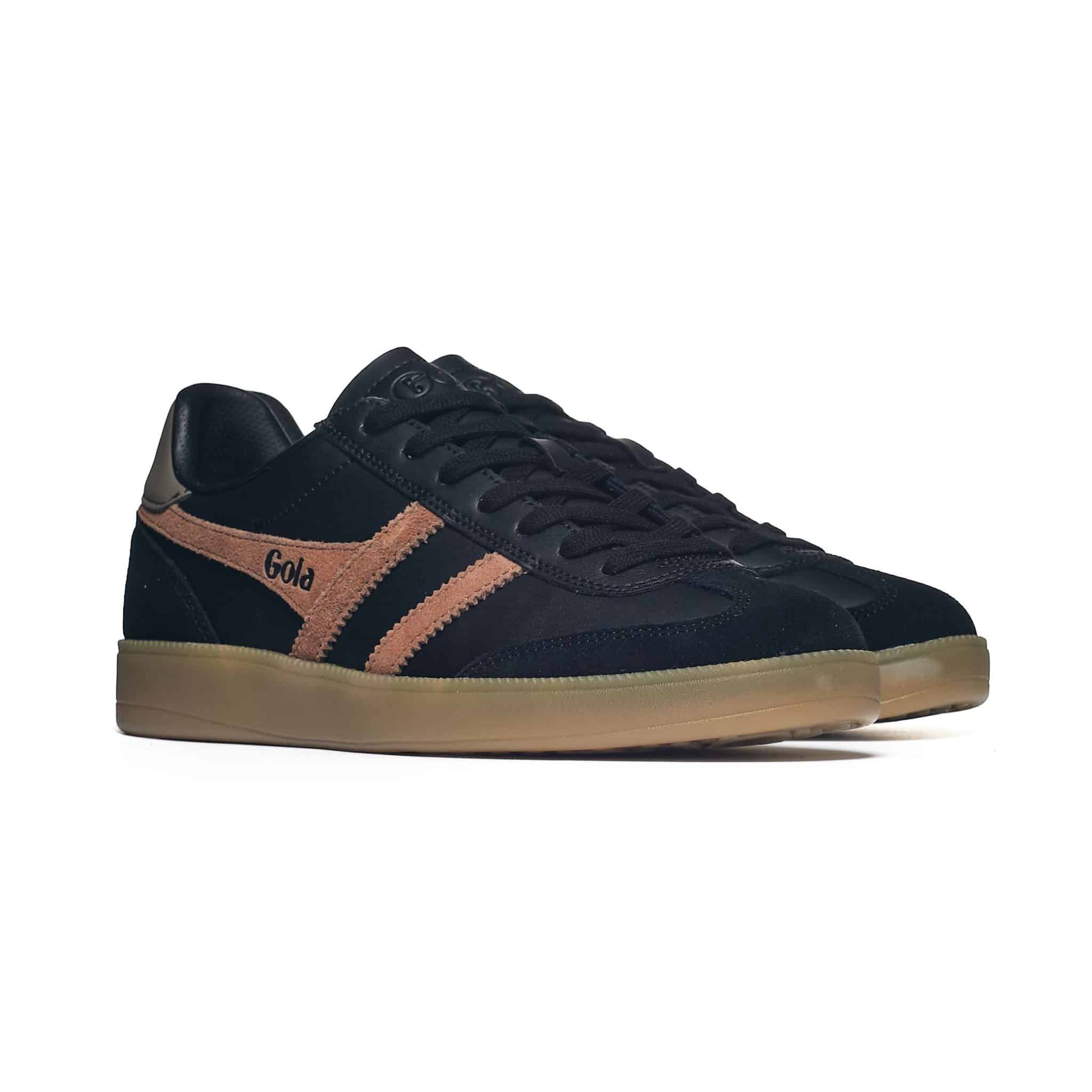 Gola Men's Viper Leather Trainer Black/Umber/ - obrazek 2