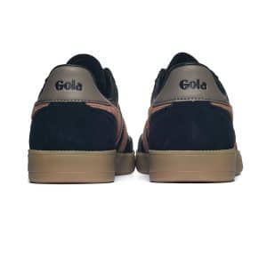 Gola Men's Viper Leather Trainer Black/Umber/