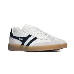 Gola Men's Viper Leather Trainer White/Black/