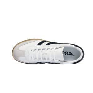 Gola Men's Viper Leather Trainer White/Black/