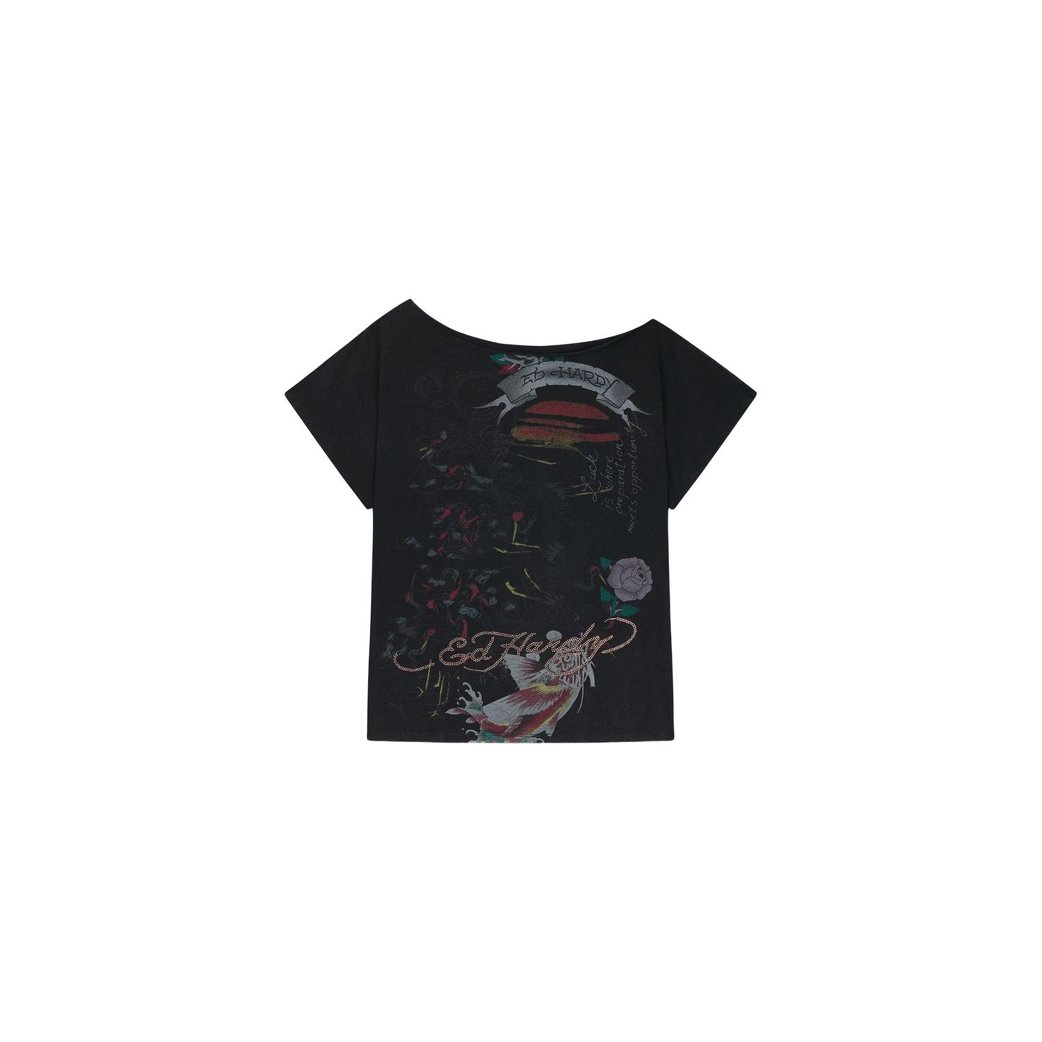 Ed Hardy WOMENS FLYING CRANES OFF ED6079 - obrazek 7