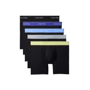 Calvin Klein 5 Pack Boxer Briefs - Icon Cotton Stretch
